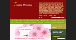 Desktop Screenshot of floriladomiciliu.ro